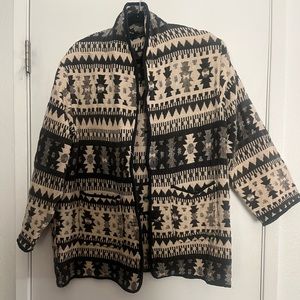 Tribal print sweater